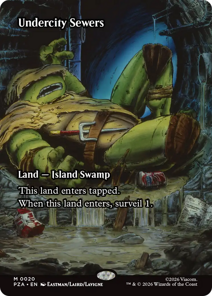 Undercity Sewers (Borderless) [Teenage Mutant Ninja Turtles Eternal-Legal] | Gear Gaming Fayetteville