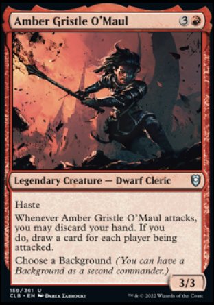 Amber Gristle O'Maul [Commander Legends: Battle for Baldur's Gate] | Gear Gaming Fayetteville