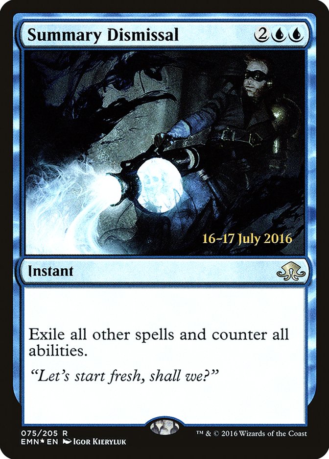 Summary Dismissal [Eldritch Moon Prerelease Promos] | Gear Gaming Fayetteville