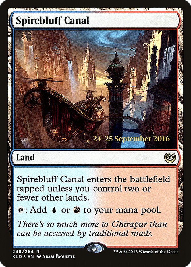 Spirebluff Canal [Kaladesh Prerelease Promos] | Gear Gaming Fayetteville