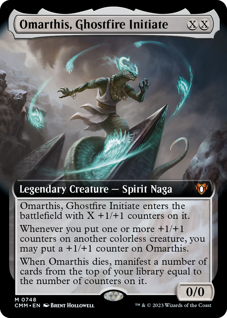Omarthis, Ghostfire Initiate (Extended Art) [Commander Masters] | Gear Gaming Fayetteville