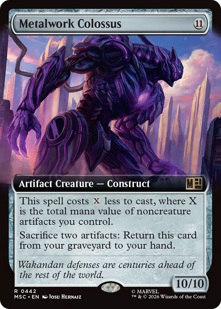 Metalwork Colossus (Extended Art) [Marvel Super Heroes Commander] | Gear Gaming Fayetteville