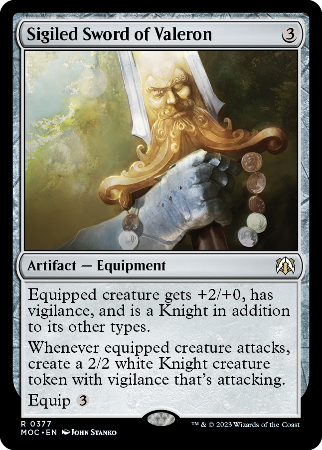 Sigiled Sword of Valeron [March of the Machine Commander] | Gear Gaming Fayetteville