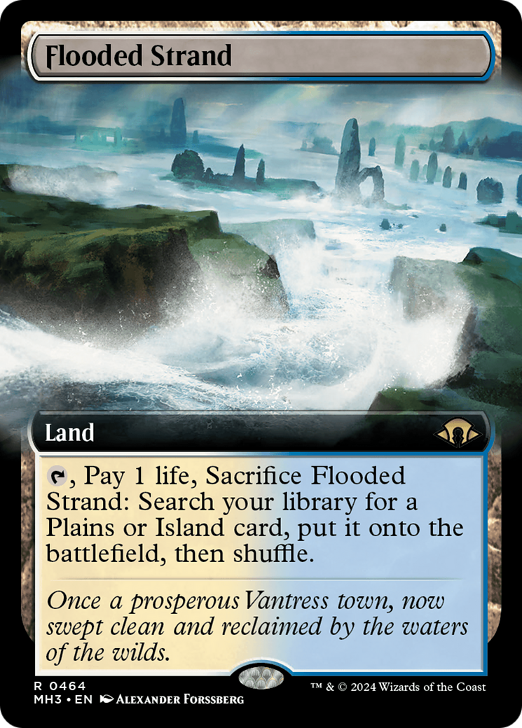 Flooded Strand (Extended Art) [Modern Horizons 3] | Gear Gaming Fayetteville