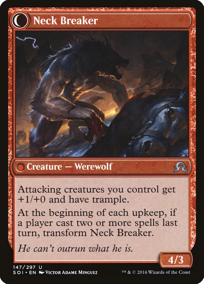 Breakneck Rider // Neck Breaker [Shadows over Innistrad] | Gear Gaming Fayetteville