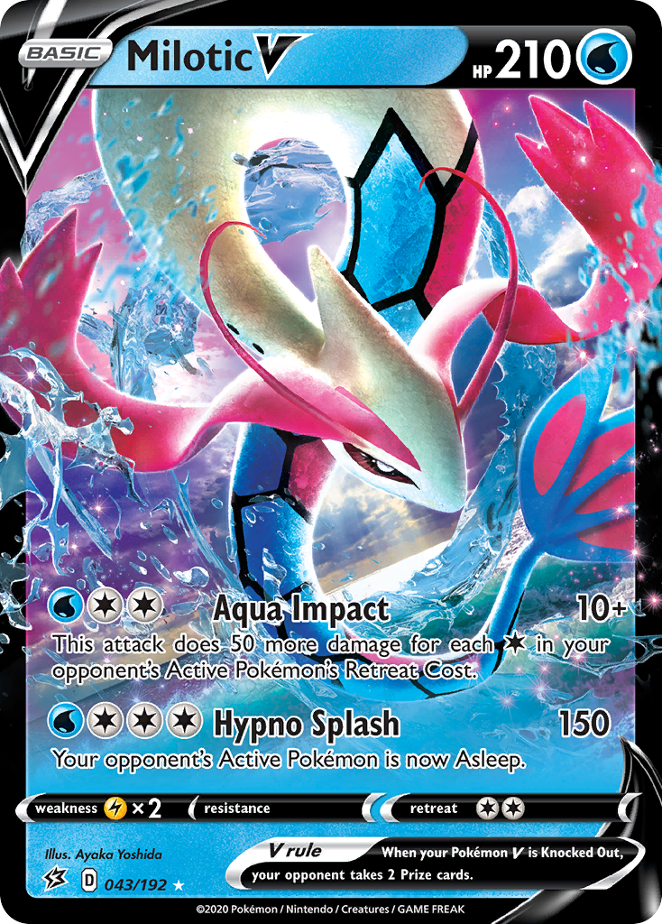 Milotic V (043/192) [Sword & Shield: Rebel Clash] | Gear Gaming Fayetteville