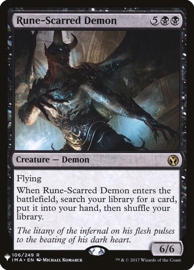 Rune-Scarred Demon [Mystery Booster] | Gear Gaming Fayetteville