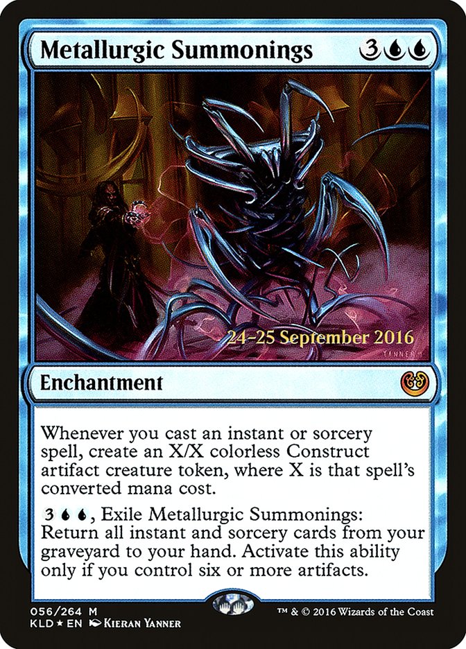 Metallurgic Summonings [Kaladesh Prerelease Promos] | Gear Gaming Fayetteville
