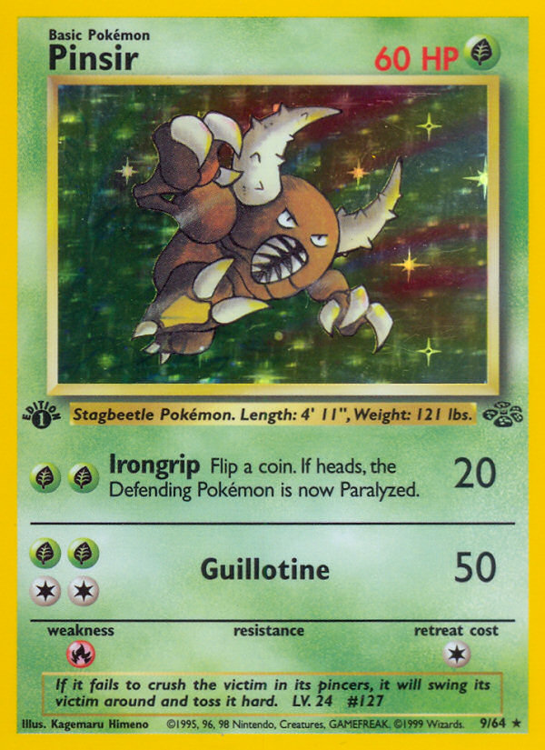 Pinsir (9/64) [Jungle 1st Edition] | Gear Gaming Fayetteville