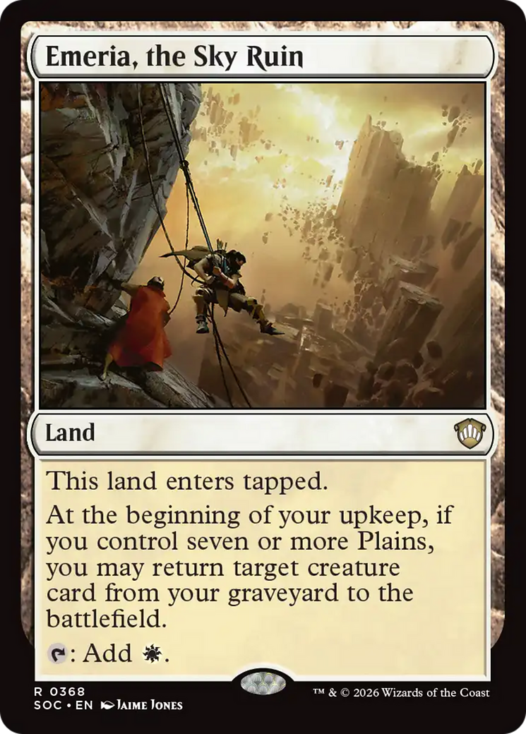 Emeria, the Sky Ruin [Secrets of Strixhaven Commander] | Gear Gaming Fayetteville