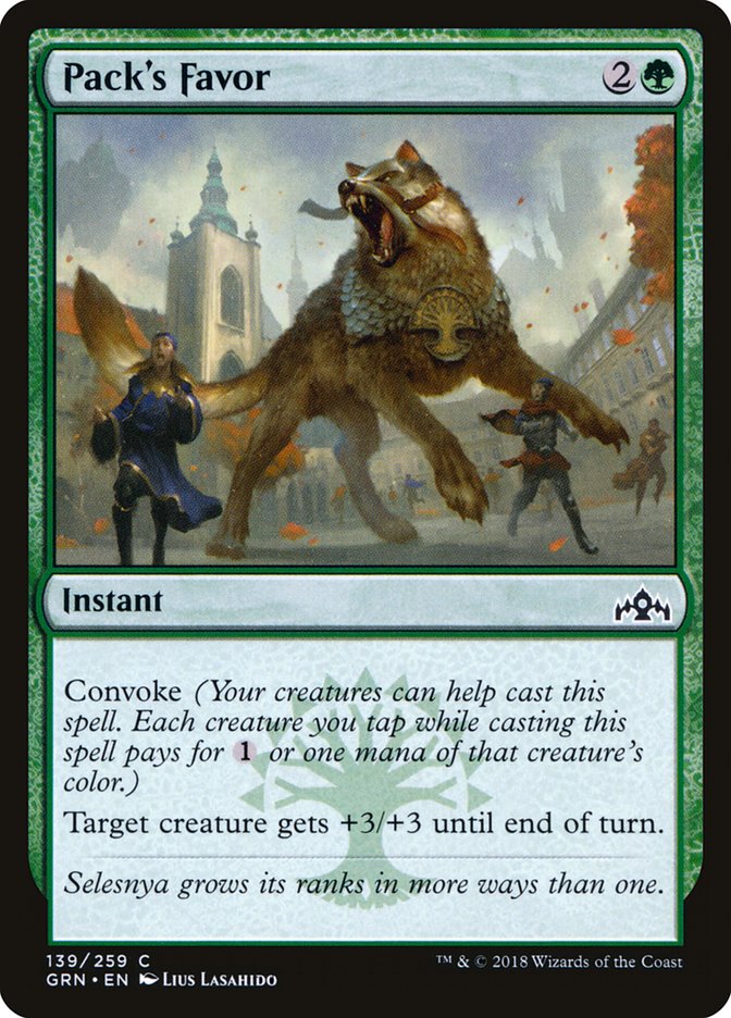 Pack's Favor [Guilds of Ravnica] | Gear Gaming Fayetteville