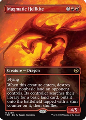 Magmatic Hellkite (Borderless) [Tarkir: Dragonstorm] | Gear Gaming Fayetteville