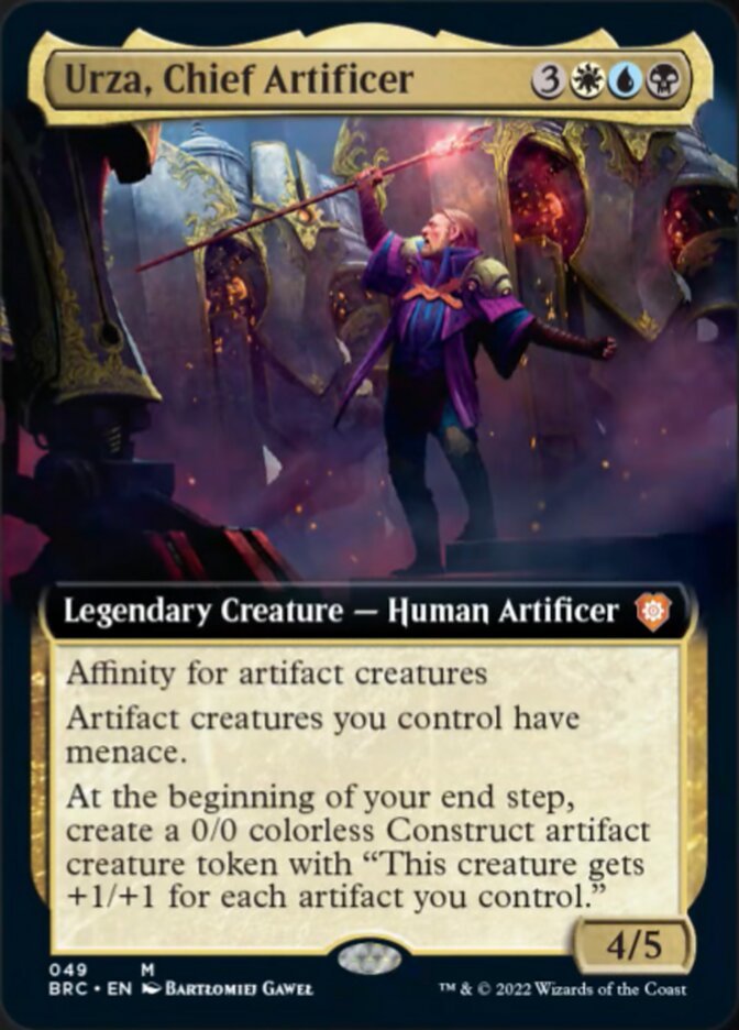 Urza, Chief Artificer (Extended Art) [The Brothers' War Commander] | Gear Gaming Fayetteville