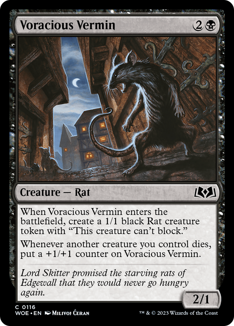 Voracious Vermin [Wilds of Eldraine] | Gear Gaming Fayetteville