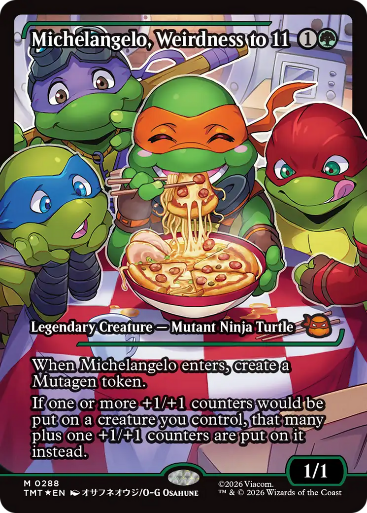 Michelangelo, Weirdness to 11 (Showcase) [Teenage Mutant Ninja Turtles] | Gear Gaming Fayetteville