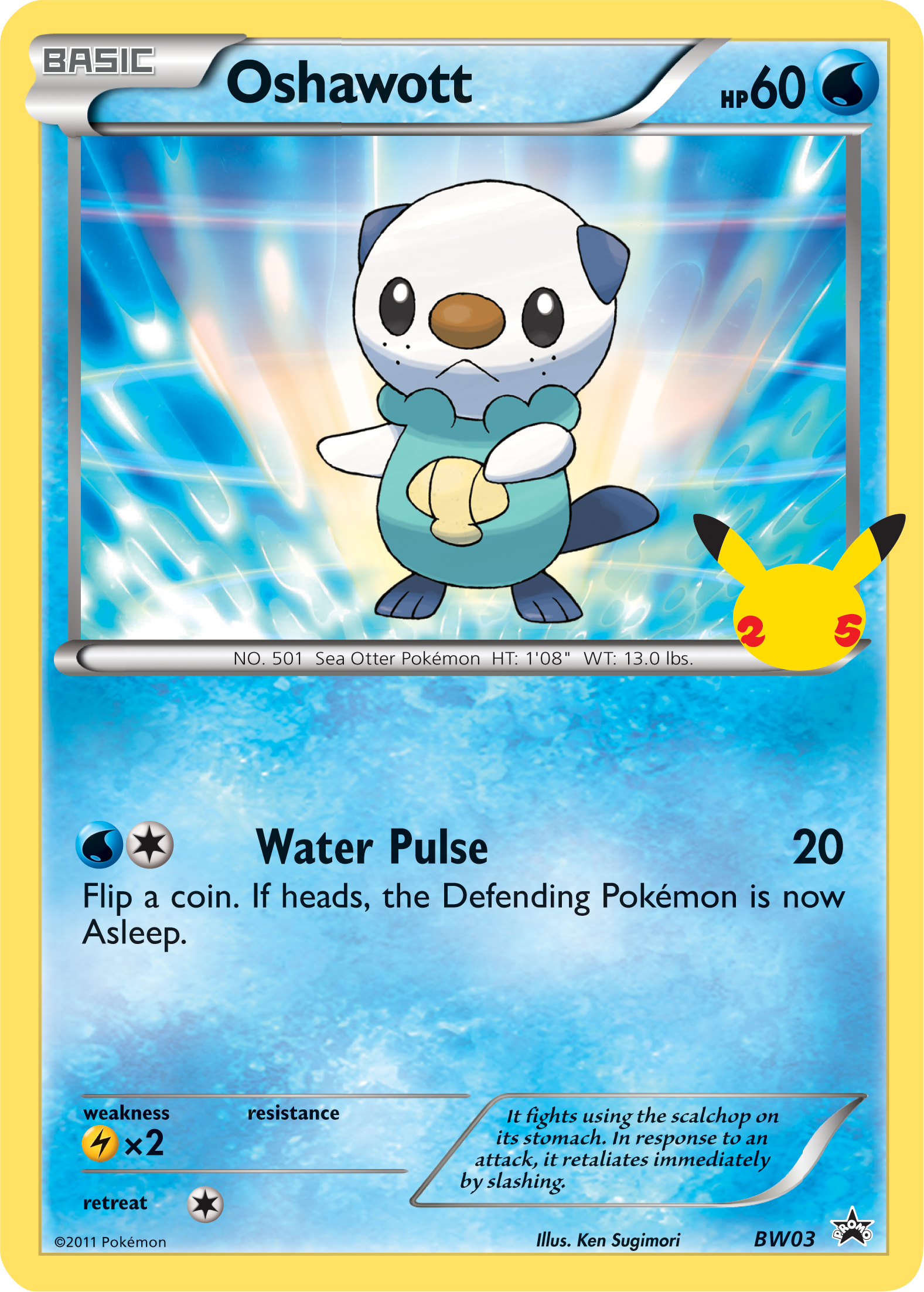 Oshawott (BW03) (Jumbo Card) [First Partner Pack] | Gear Gaming Fayetteville