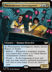 Phenomenon Investigators (Extended Art) [Duskmourn: House of Horror Commander] | Gear Gaming Fayetteville