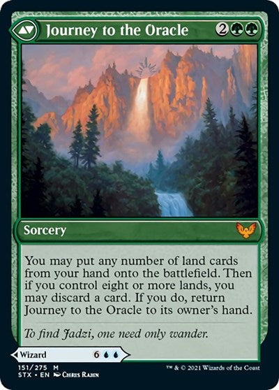 Jadzi, Oracle of Arcavios // Journey to the Oracle [Strixhaven: School of Mages Prerelease Promos] | Gear Gaming Fayetteville