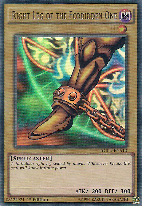 Right Leg of the Forbidden One [YGLD-ENA18] Ultra Rare | Gear Gaming Fayetteville