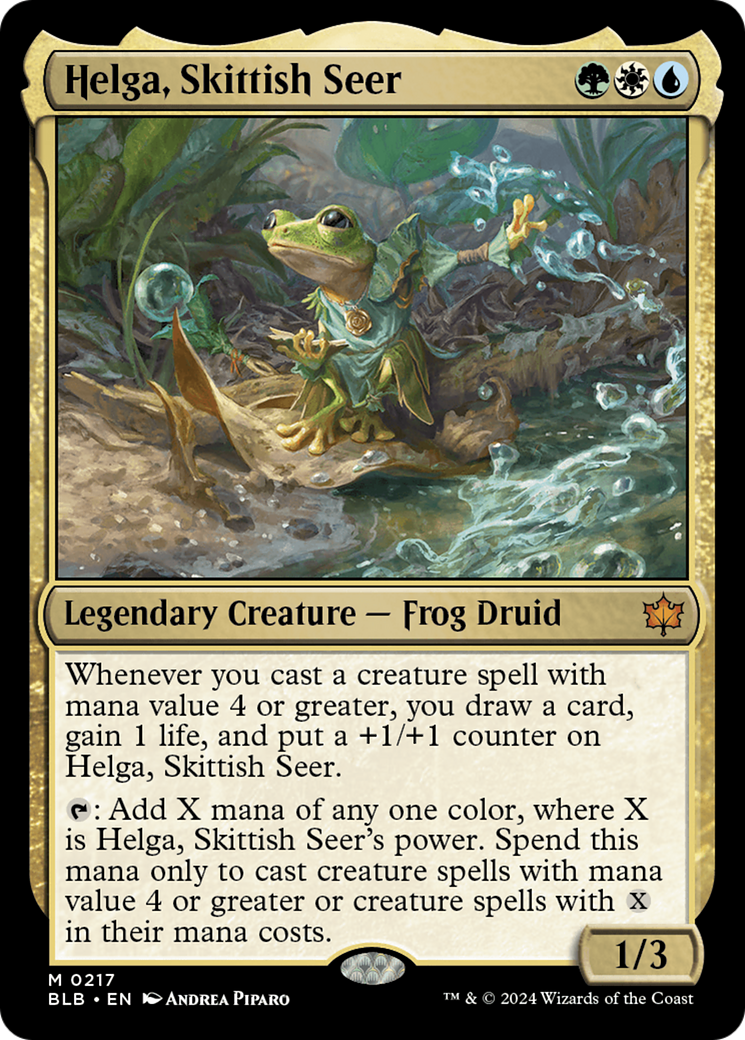 Helga, Skittish Seer [Bloomburrow] | Gear Gaming Fayetteville