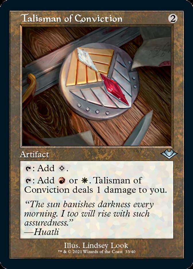 Talisman of Conviction (Retro) [Modern Horizons] | Gear Gaming Fayetteville