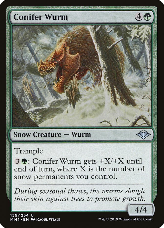 Conifer Wurm [Modern Horizons] | Gear Gaming Fayetteville