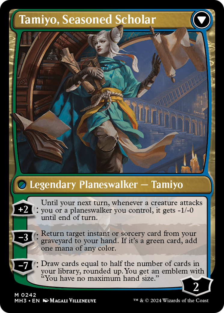 Tamiyo, Inquisitive Student // Tamiyo, Seasoned Scholar [Modern Horizons 3] | Gear Gaming Fayetteville