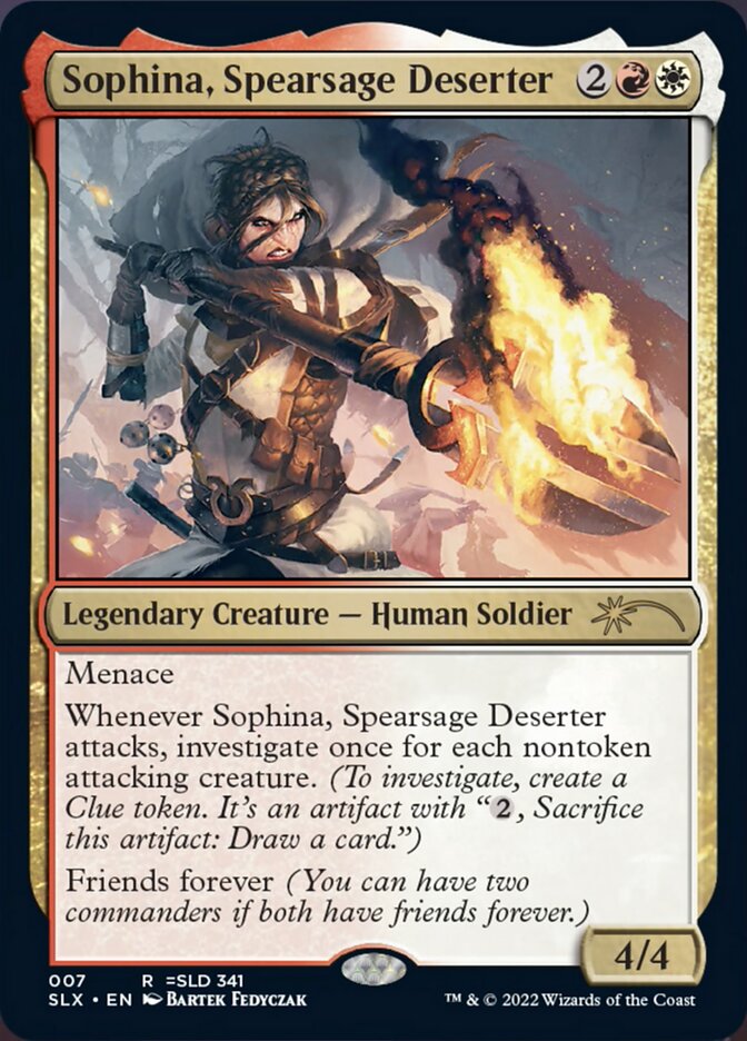 Sophina, Spearsage Deserter [Secret Lair: Universes Within] | Gear Gaming Fayetteville