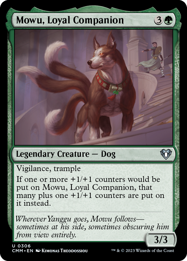 Mowu, Loyal Companion [Commander Masters] | Gear Gaming Fayetteville
