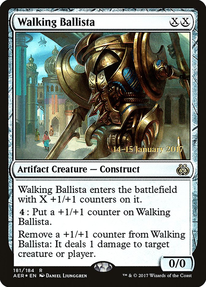 Walking Ballista [Aether Revolt Prerelease Promos] | Gear Gaming Fayetteville