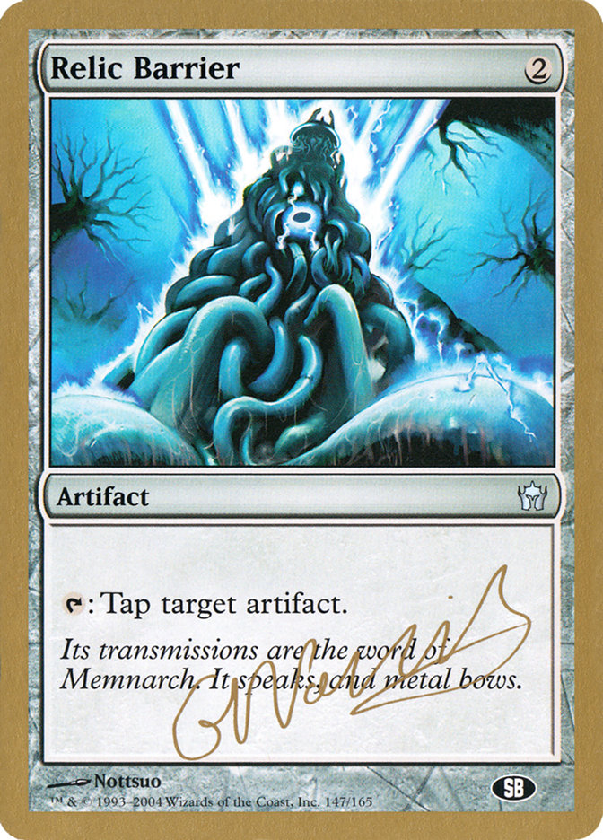 Relic Barrier (Gabriel Nassif) (SB) [World Championship Decks 2004] | Gear Gaming Fayetteville