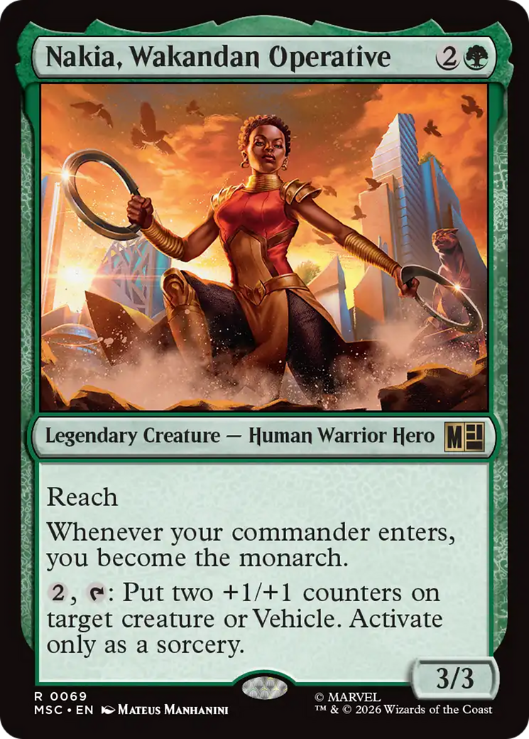 Nakia, Wakandan Operative (Surge Foil) [Marvel Super Heroes Commander] | Gear Gaming Fayetteville