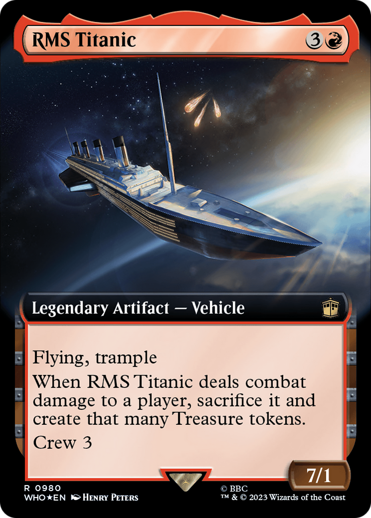 RMS Titanic (Extended Art) (Surge Foil) [Doctor Who] | Gear Gaming Fayetteville