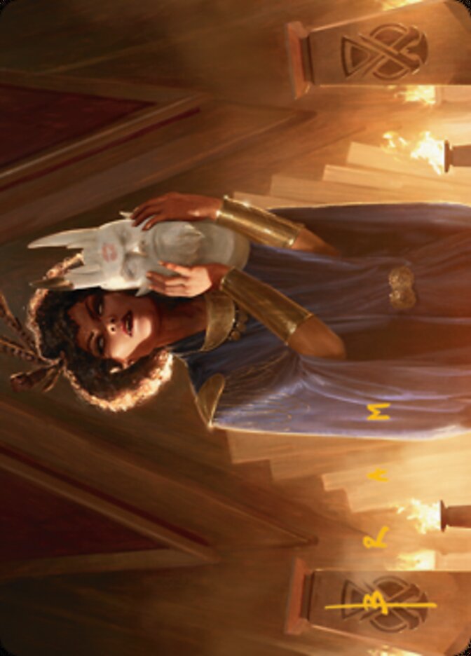 Cormela, Glamour Thief Art Card (Gold-Stamped Signature) [Streets of New Capenna Art Series] | Gear Gaming Fayetteville