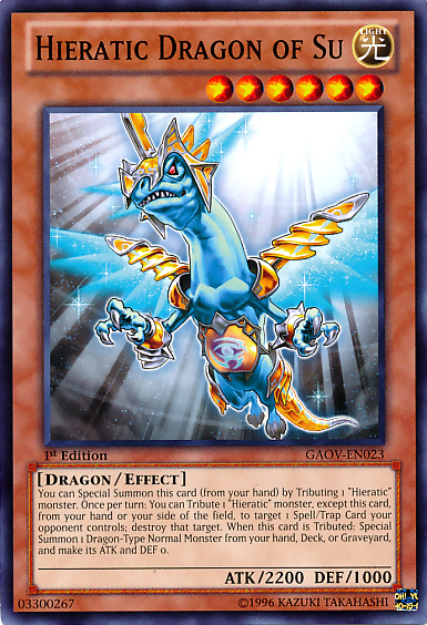 Hieratic Dragon of Su [GAOV-EN023] Common | Gear Gaming Fayetteville