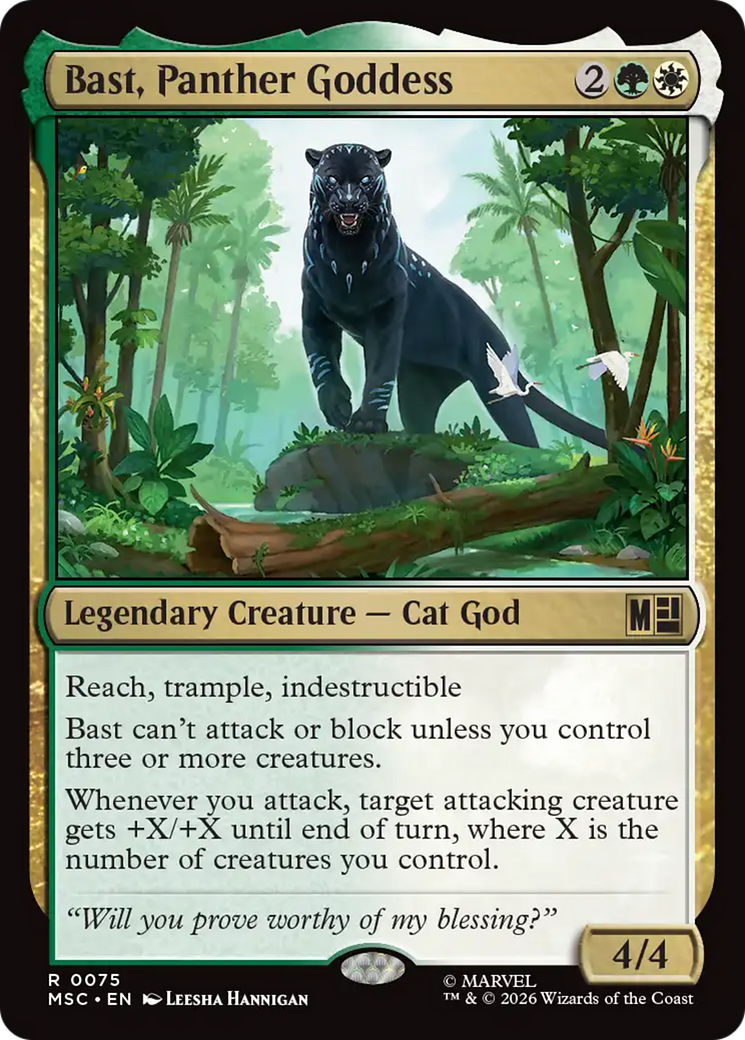 Bast, Panther Goddess [Marvel Super Heroes Commander] | Gear Gaming Fayetteville