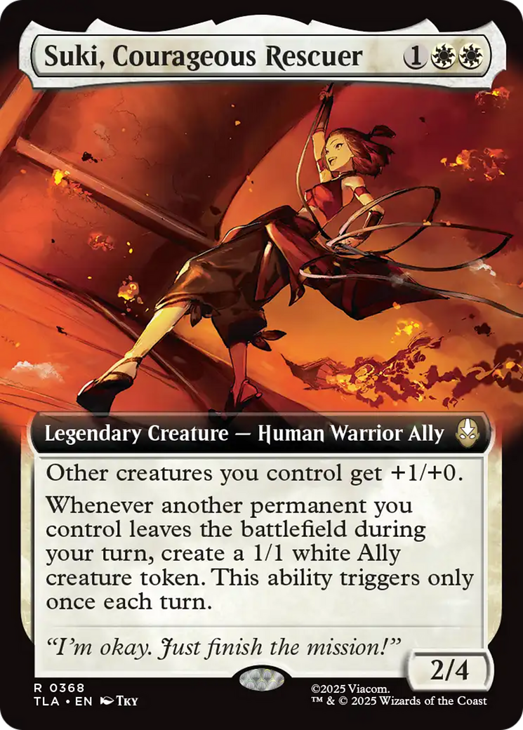 Suki, Courageous Rescuer (Extended Art) [Avatar: The Last Airbender] | Gear Gaming Fayetteville