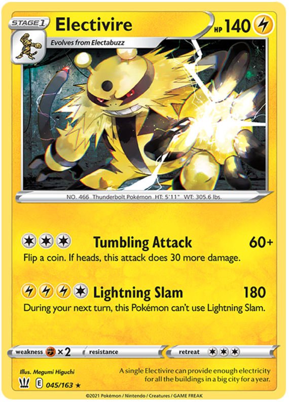 Electivire (045/163) [Sword & Shield: Battle Styles] | Gear Gaming Fayetteville