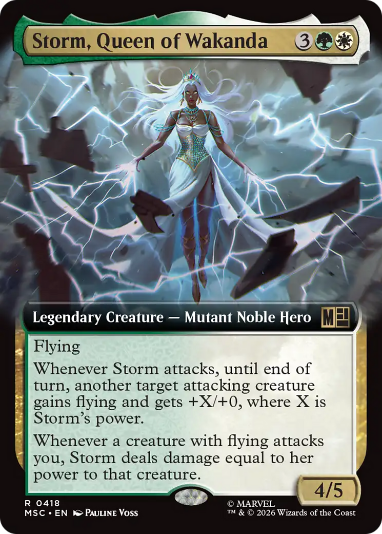 Storm, Queen of Wakanda (Extended Art) [Marvel Super Heroes Commander] | Gear Gaming Fayetteville