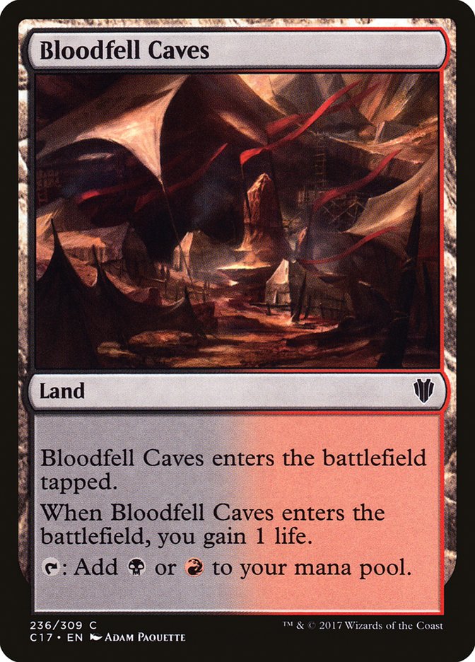 Bloodfell Caves [Commander 2017] | Gear Gaming Fayetteville