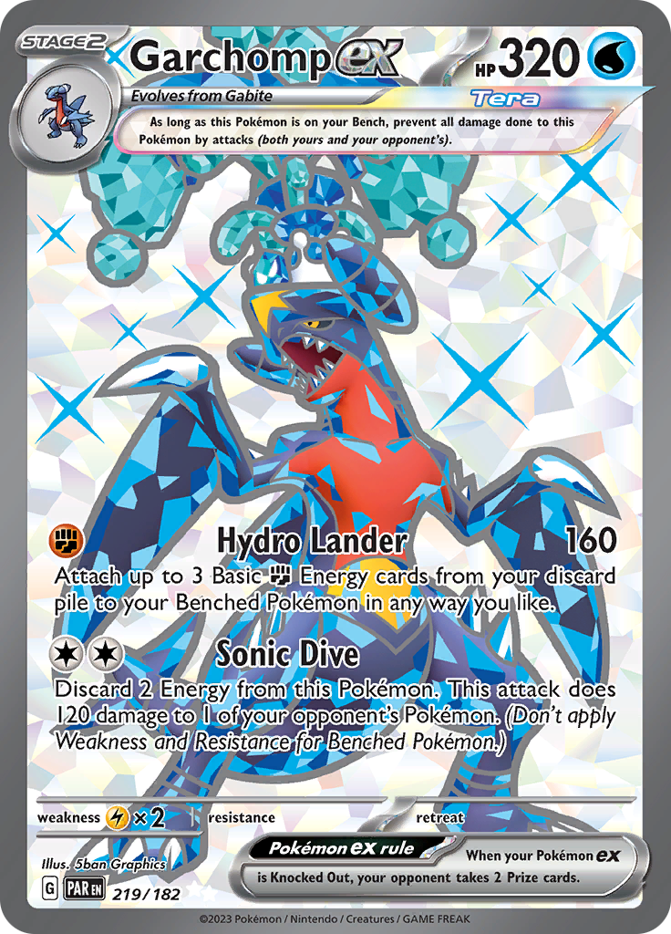 Garchomp ex (219/182) [Scarlet & Violet: Paradox Rift] | Gear Gaming Fayetteville