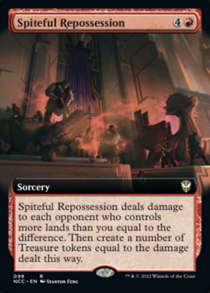 Spiteful Repossession (Extended Art) [Streets of New Capenna Commander] | Gear Gaming Fayetteville