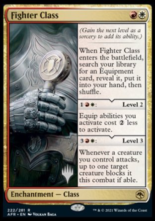 Fighter Class (Promo Pack) [Dungeons & Dragons: Adventures in the Forgotten Realms Promos] | Gear Gaming Fayetteville