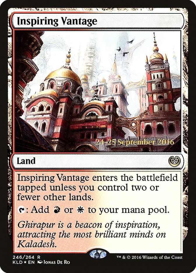 Inspiring Vantage [Kaladesh Prerelease Promos] | Gear Gaming Fayetteville