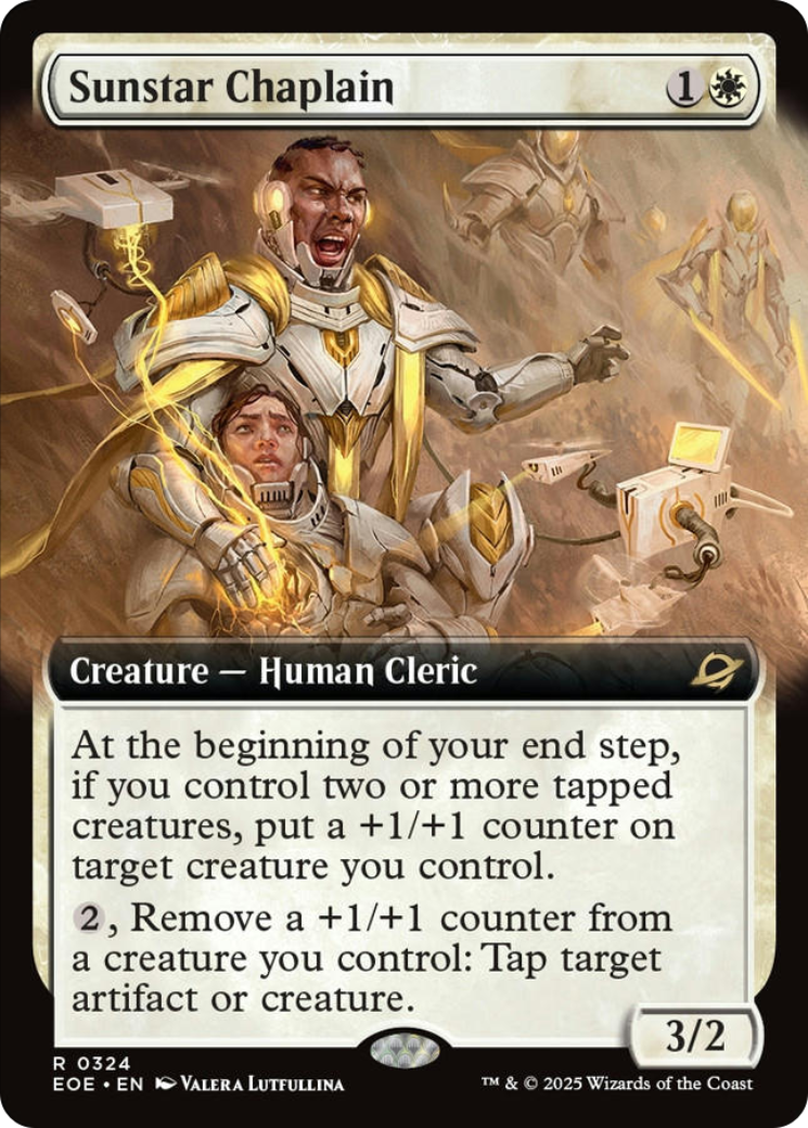 Sunstar Chaplain (Extended Art) [Edge of Eternities] | Gear Gaming Fayetteville