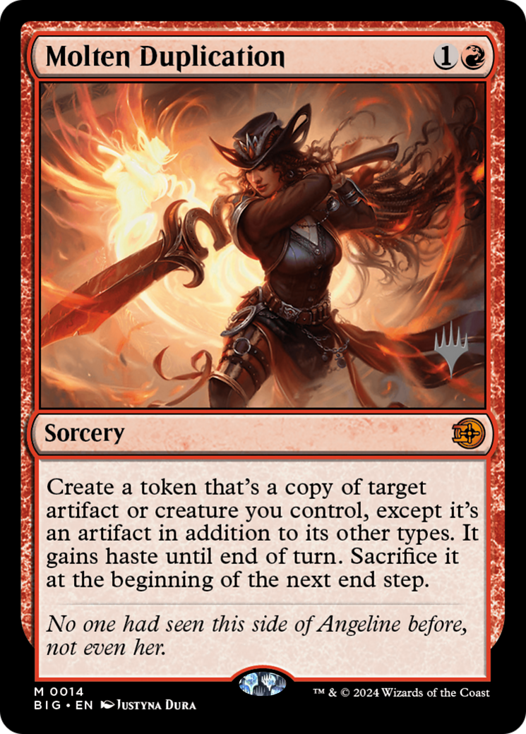 Molten Duplication [Outlaws of Thunder Junction: The Big Score Promos] | Gear Gaming Fayetteville