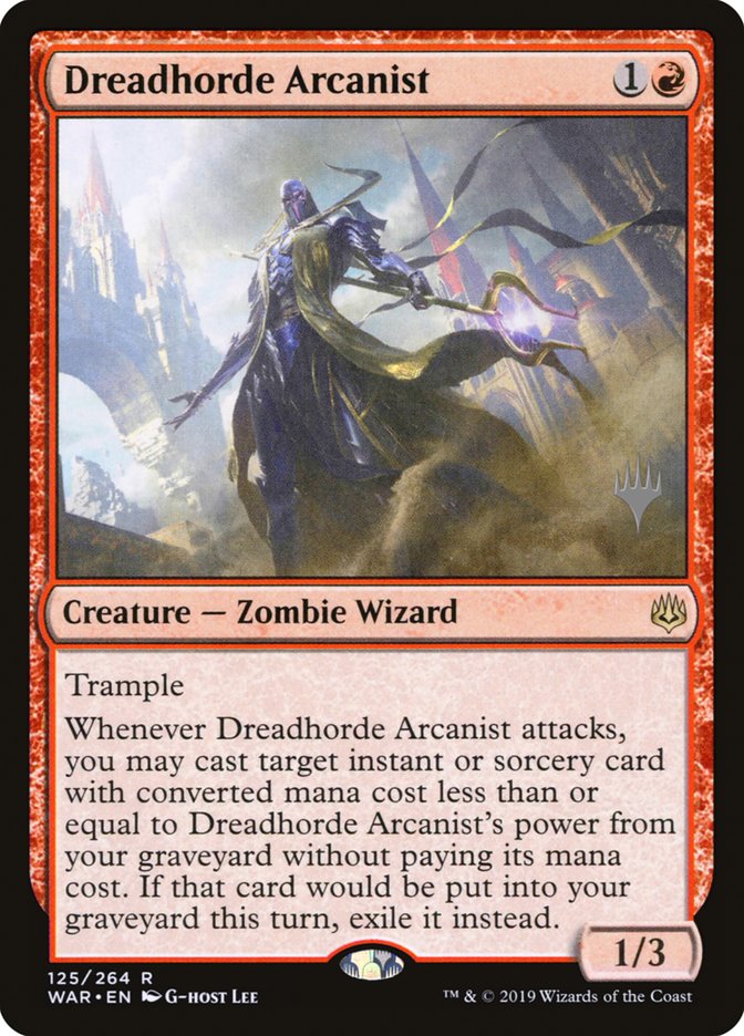 Dreadhorde Arcanist (Promo Pack) [War of the Spark Promos] | Gear Gaming Fayetteville