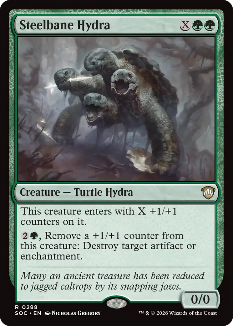 Steelbane Hydra [Secrets of Strixhaven Commander] | Gear Gaming Fayetteville