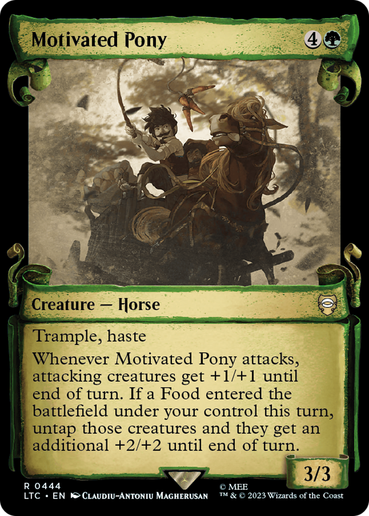 Motivated Pony [The Lord of the Rings: Tales of Middle-Earth Commander Showcase Scrolls] | Gear Gaming Fayetteville