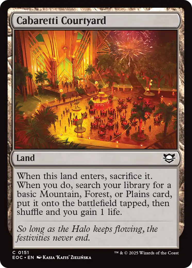 Cabaretti Courtyard [Edge of Eternities Commander] | Gear Gaming Fayetteville